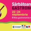 A 4-a ediție Fête de la Gastronomie va avea loc în perioada 22-24 septembrie