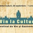 Iașiul găzduiește festivalul “Vin la Cultură”