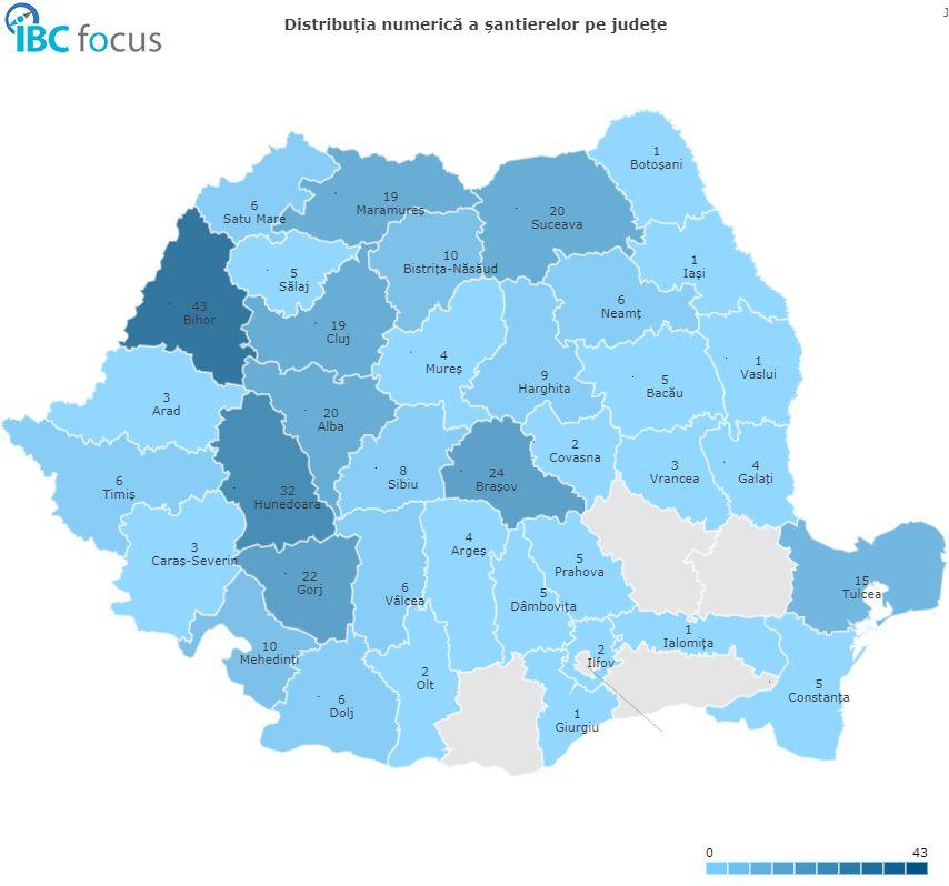 distributia numerica a pensiunilor pe judete