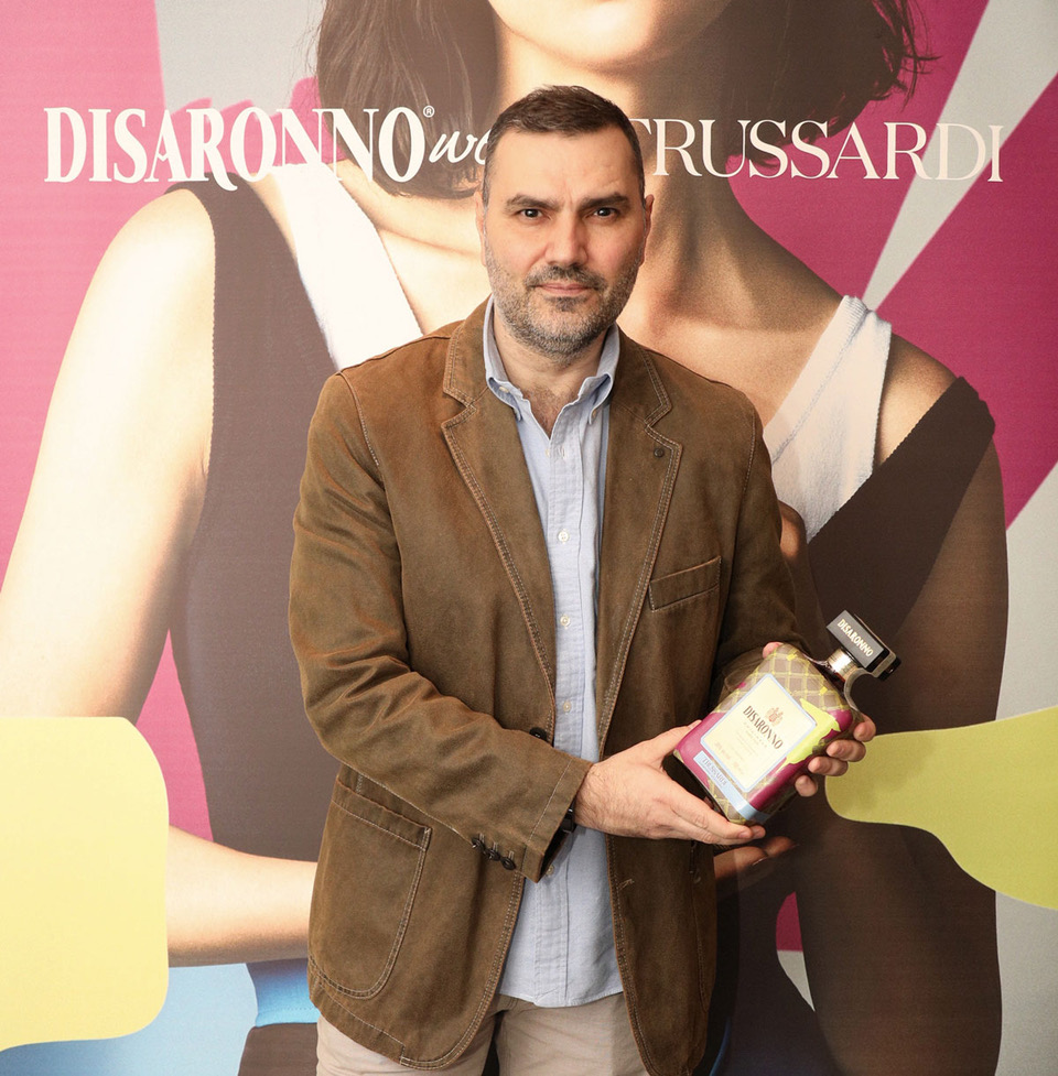 Mihai Scortea Disaronno wears Trussardi