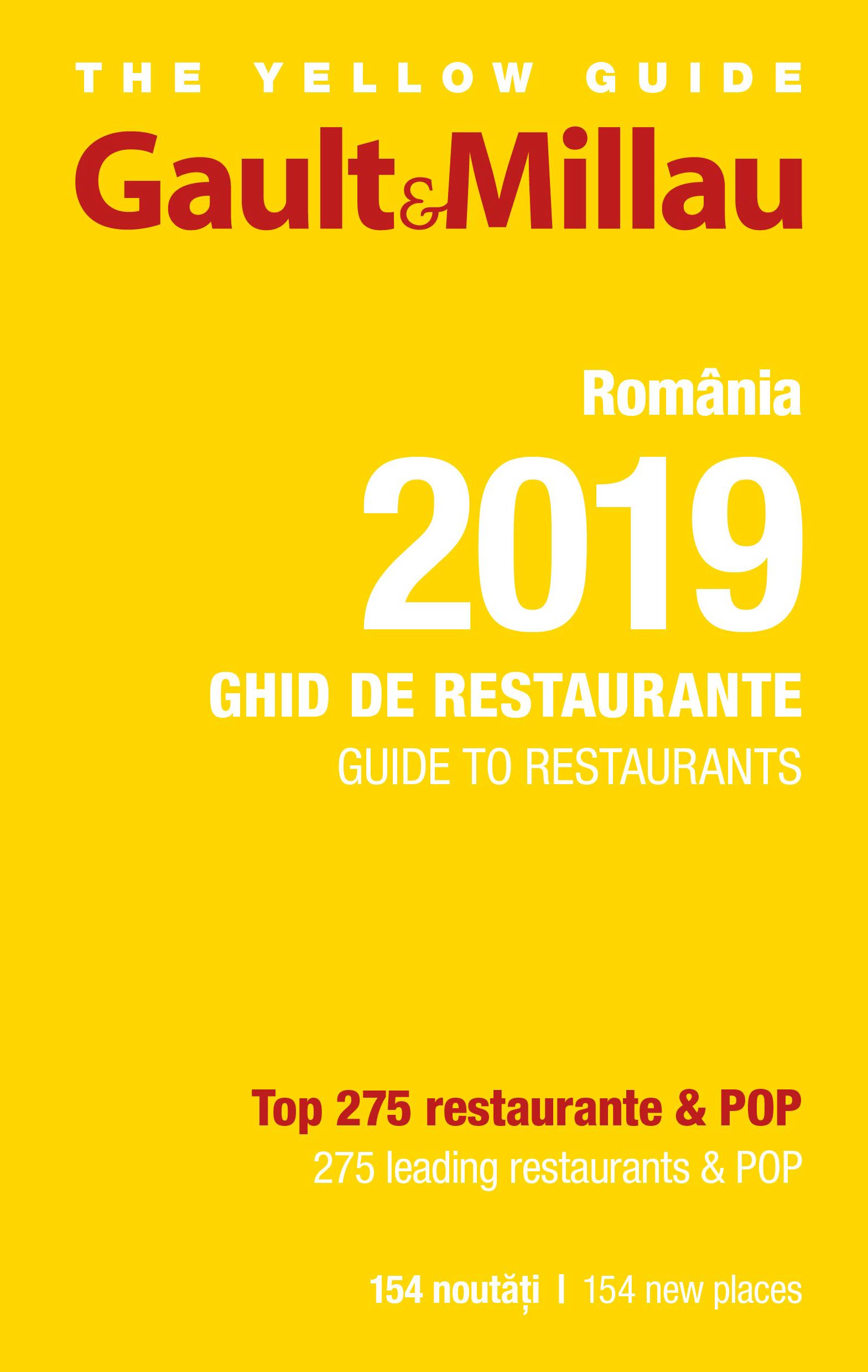 Coperta Ghid de restaurante GaultMillau Romania 2019