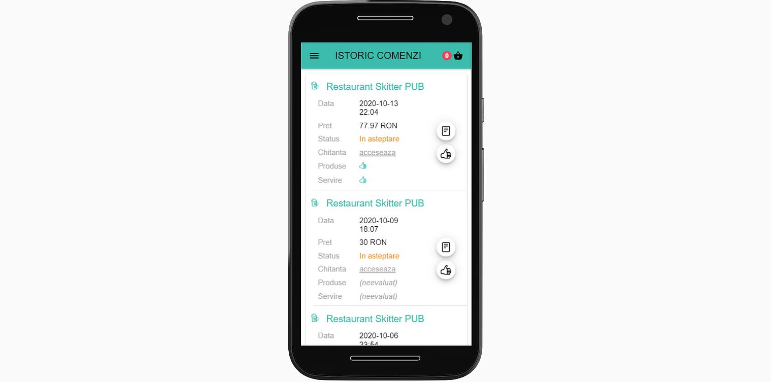 skitter customer mobile app